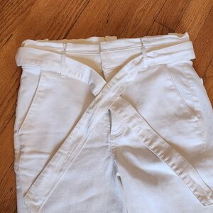Express Women's White Jeans Overalls